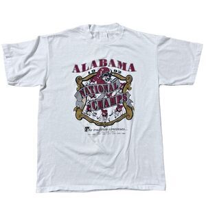VTG Alabama Crimson Tide Shirt 1992 National Champions USA XL NCAA Champs Tshirt
